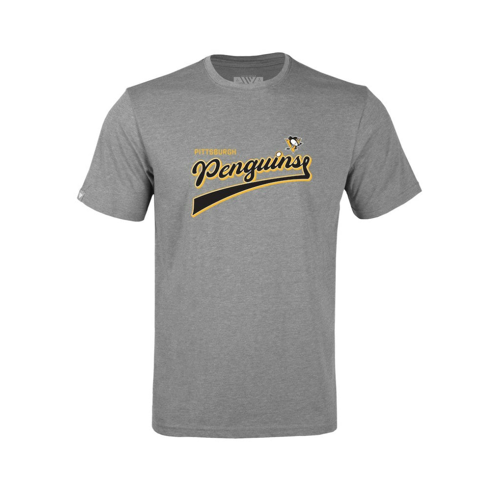 Pittsburgh Penguins Levelwear Youth Little Richmond Retro Script T-Shirt - NHL T-shirts