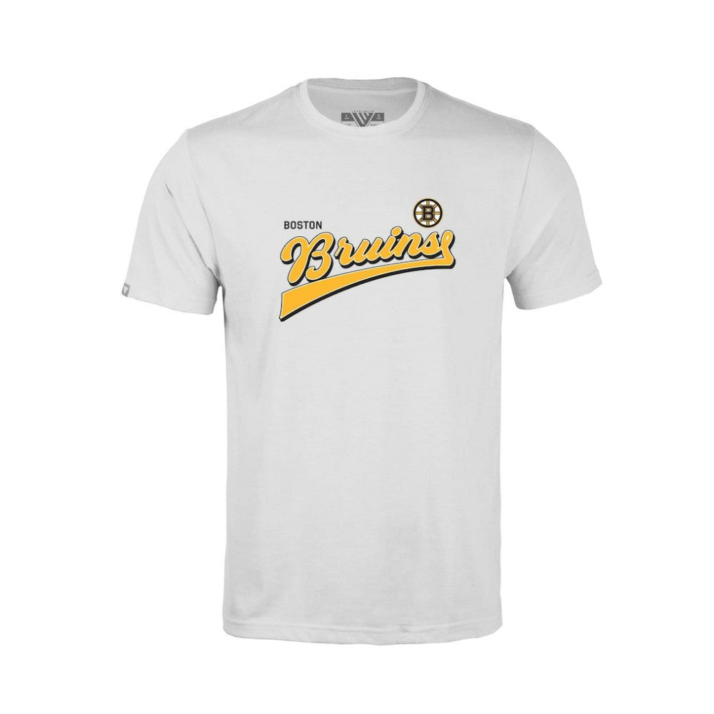 Boston Bruins Levelwear Youth Little Richmond Retro Script T-Shirt - NHL T-shirts