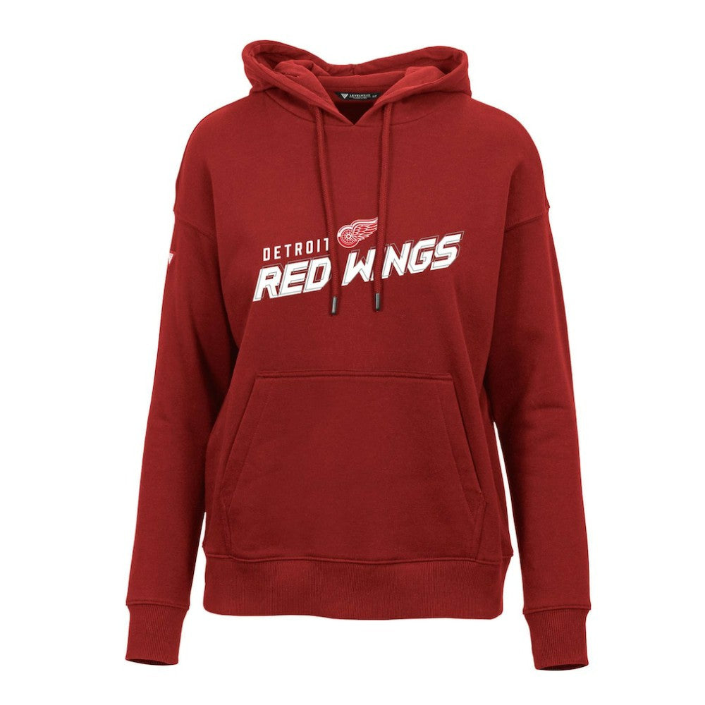 Detroit Red Wings Levelwear Women's Adorn Premier 2.0 Fleece Pullover Hoodie - NHL Hoodies