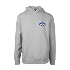 New York Rangers Levelwear Youth Podium Club Patch 2.0 Fleece Pullover Hoodie - NHL Hoodies