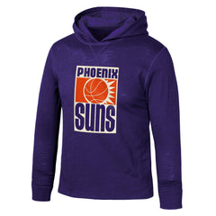 Purple Phoenix Suns Youth Hardwood Classics Legendary Slub Lightweight Pullover Hoodie | NBA