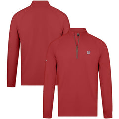 Washington Nationals Levelwear Theory Insignia Quarter-Zip Pullover - MLB Pullover