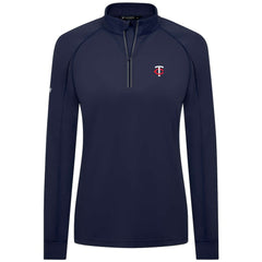 Minnesota Twins Levelwear Women's Kinetic Insignia Quarter-Zip Pullover - MLB Pullover