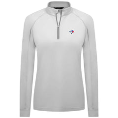 Toronto Blue Jays Levelwear Women's Kinetic Insignia Quarter-Zip Pullover - MLB Pullover