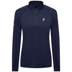 Detroit Tigers Levelwear Women's Kinetic Insignia Quarter-Zip Pullover - MLB Pullover
