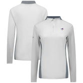 Toronto Blue Jays Levelwear Women's Moxie Insignia Quarter-Zip Pullover - MLB Pullover