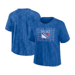 New York Rangers Fanatics Women's Faded Wash T-Shirt - NHL T-shirts