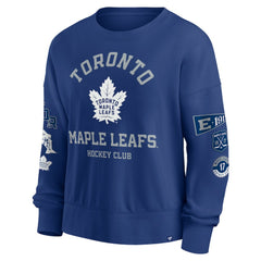 Toronto Maple Leafs Fanatics Women's Go Team Pullover Sweatshirt - NHL Sweatshirts
