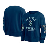 Seattle Kraken Fanatics Women's Go Team Pullover Sweatshirt - NHL Sweatshirts
