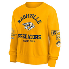 Nashville Predators Fanatics Women's Go Team Pullover Sweatshirt - NHL Sweatshirts
