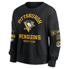 Pittsburgh Penguins Fanatics Women's Go Team Pullover Sweatshirt - NHL Sweatshirts