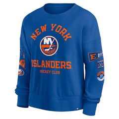 New York Islanders Fanatics Women's Go Team Pullover Sweatshirt - NHL Sweatshirts