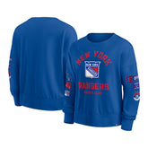 New York Rangers Fanatics Women's Go Team Pullover Sweatshirt - NHL Sweatshirts