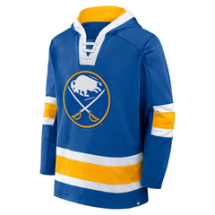 Buffalo Sabres Fanatics Inside Line Fleece Pullover Hoodie- Royal - NHL Hoodies