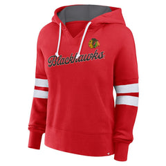 Chicago Blackhawks Fanatics Women's Oversized Seize Pullover Hoodie - NHL Hoodies