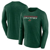 Minnesota Wild Fanatics Transition Long Sleeve T-Shirt - NHL T-shirts