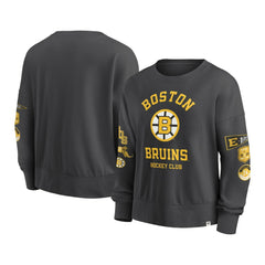 Boston Bruins Fanatics Women's Oversized Vintage Go Team Pullover Sweatshirt - NHL Sweatshirts