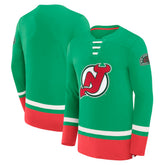 New Jersey Devils Fanatics Vintage High Point Long Sleeve T-Shirt - NHL T-shirts