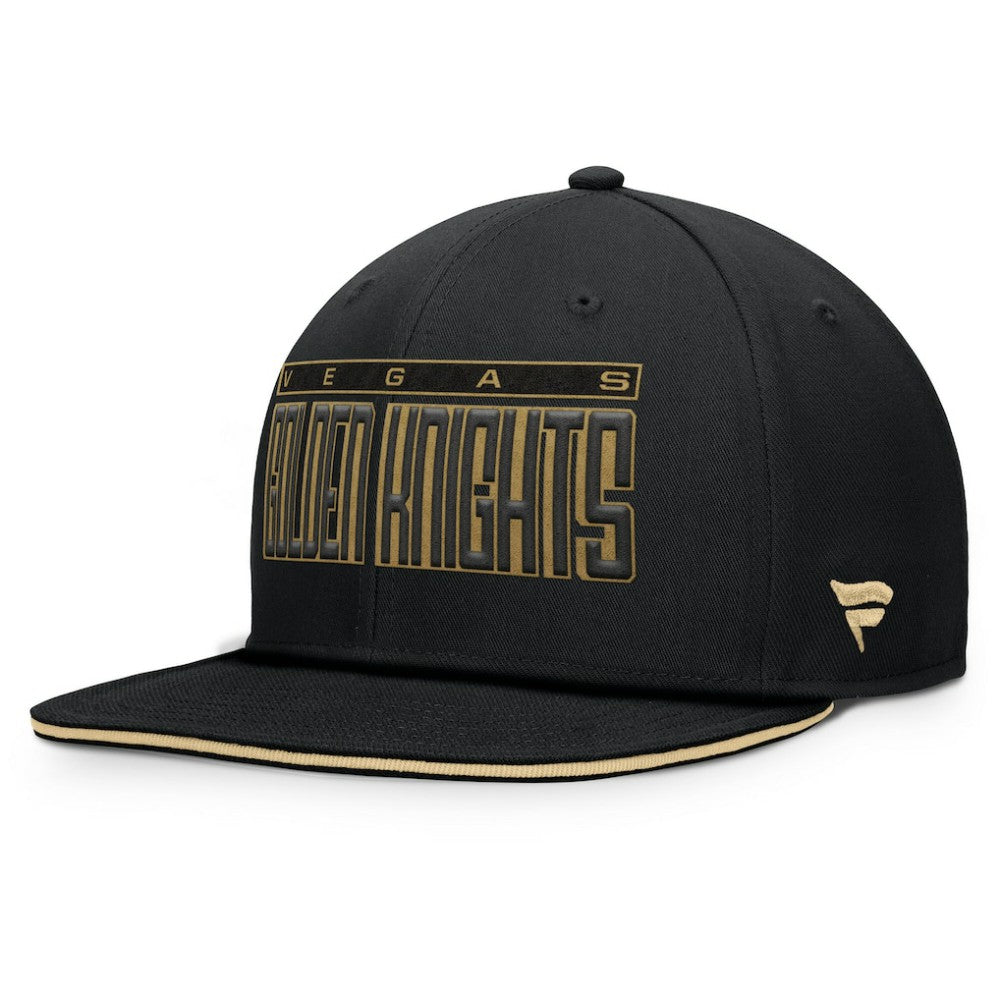Vegas Golden Knights Fanatics Fundamental Gino Stack Snapback Hat - NHL Hats