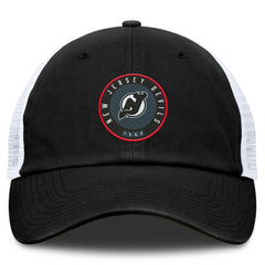 New Jersey Devils Fanatics Averie Trucker Adjustable Hat - NHL Jerseys