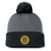 Boston Bruins Fanatics Women's Cuffed Knit Hat with Pom - NHL Hats