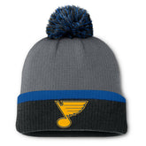 St. Louis Blues Fanatics Women's Cuffed Knit Hat with Pom - NHL Hats