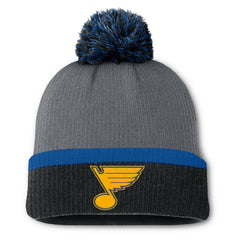 St. Louis Blues Fanatics Women's Cuffed Knit Hat with Pom - NHL Hats