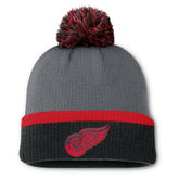 Detroit Red Wings Fanatics Women's Cuffed Knit Hat with Pom - NHL Hats