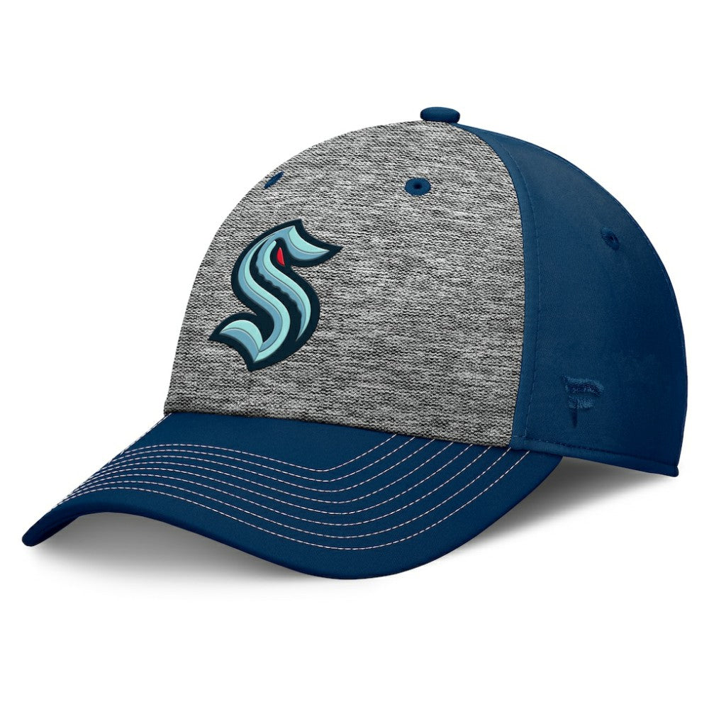 Seattle Kraken Fanatics Fundamental Top Shelf 2-Tone Flex Hat - NHL Hats