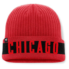 Chicago Blackhawks Fanatics Blueliner Cuffed Knit Hat - NHL Hats