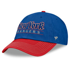 New York Rangers Fanatics Heritage Home Ice Two-Tone Adjustable Hat - NHL Hats