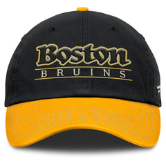 Boston Bruins Fanatics Heritage Home Ice Two-Tone Adjustable Hat - NHL Hats