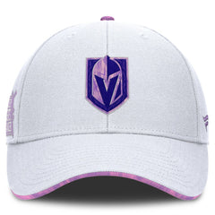 Vegas Golden Knights Fanatics Authentic Pro Hockey Fights Cancer Adjustable Hat - NHL Hats