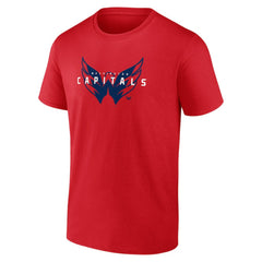 Washington Capitals Logo Athletic Coordinate T-Shirt - NHL T-shirts