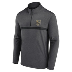 Vegas Golden Knights Logo Athletic Head-to-Head Raglan Quarter-Zip Top - NHL