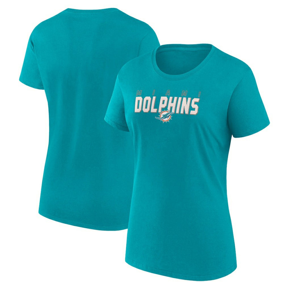 Miami Dolphins Logo Athletic Women's Lean T-Shirt | NFL New