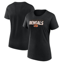 Cincinnati Bengals Logo Athletic Women's Lean T-Shirt | NFL Sale