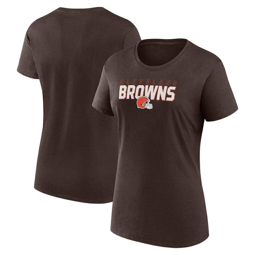 Cleveland Browns Logo Athletic Women's Lean T-Shirt | NFL On sale