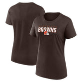 Cleveland Browns Logo Athletic Women's Lean T-Shirt | NFL On sale