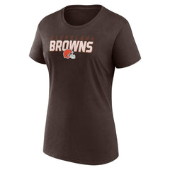 Cleveland Browns Logo Athletic Women's Lean T-Shirt | NFL On sale