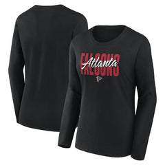 Atlanta Falcons Logo Athletic Women's Grip Long Sleeve T-Shirt | NFL Online