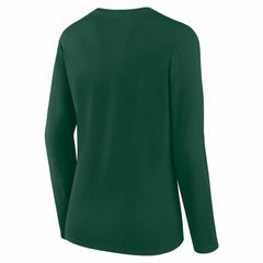 Green Bay Packers Logo Athletic Women's Grip Long Sleeve T-Shirt | NFL Discount