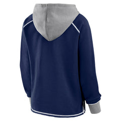Dallas Cowboys Logo Athletic Women's Boom Fleece Pullover V-Neck Hoodie | NFL New