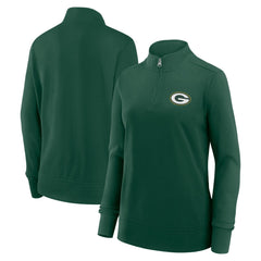 Green Bay Packers Logo Athletic Women's Velocity Quarter-Zip Jacket | NFL Online