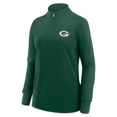 Green Bay Packers Logo Athletic Women's Velocity Quarter-Zip Jacket | NFL Online