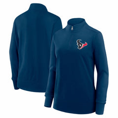 Houston Texans Logo Athletic Women's Velocity Quarter-Zip Jacket | NFL Outlet