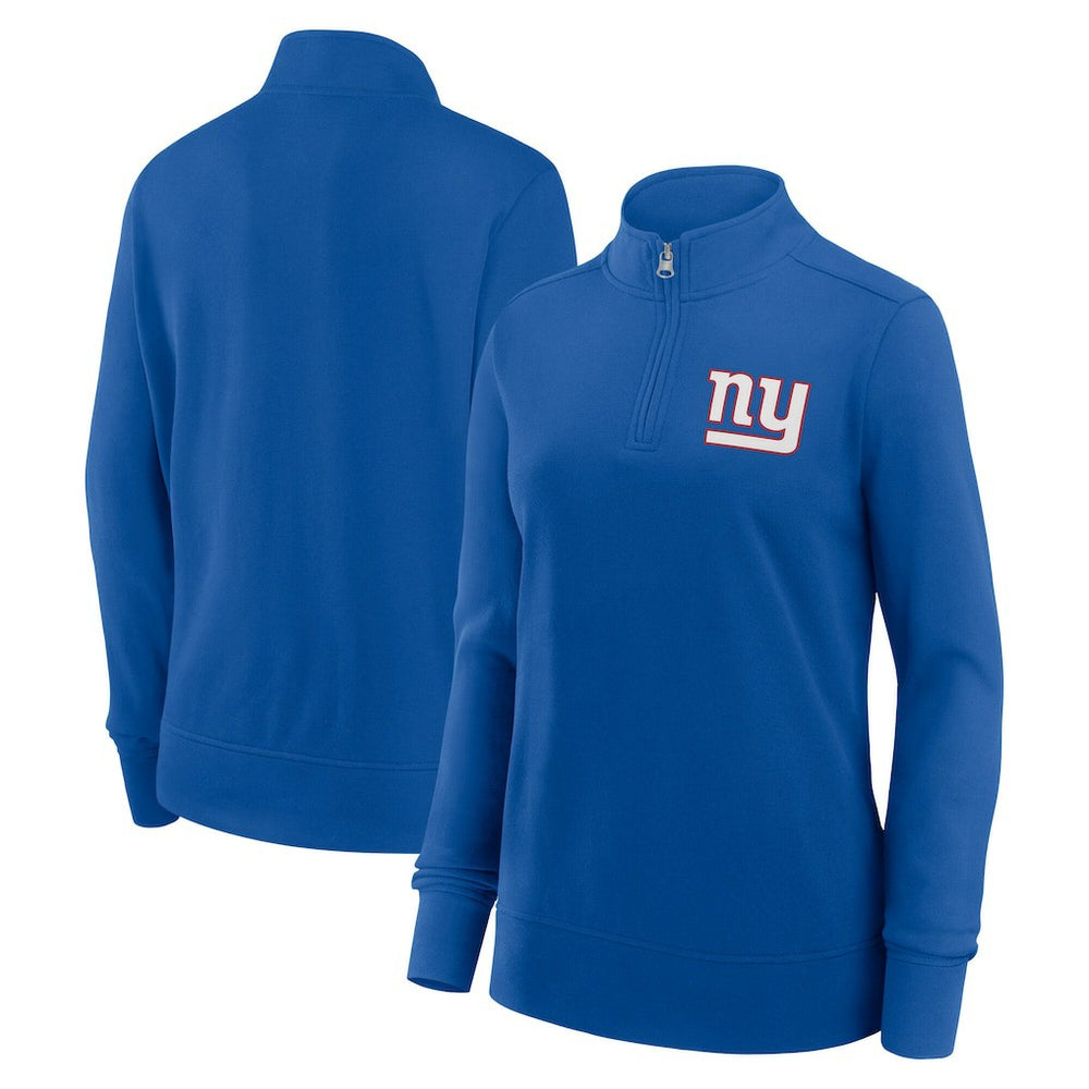 New York Giants Logo Athletic Women's Velocity Quarter-Zip Jacket | NFL US