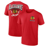 Chicago Blackhawks Logo Athletic Never Over T-Shirt - NHL T-shirts