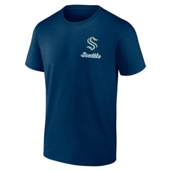 Seattle Kraken Logo Athletic Never Over T-Shirt - NHL T-shirts