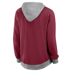 Colorado Avalanche Logo Athletic Women's Hit It French Terry Full-Zip Hoodie - NHL Hoodies